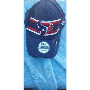 Houston Texans New Era Sideline 39THIRTY Flex Fitted Hat Cap Size Medium Large